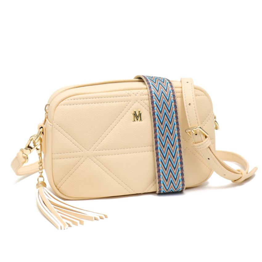 VERA MAY AMELIA YELLOW VEGAN LEATHER HANDBAG