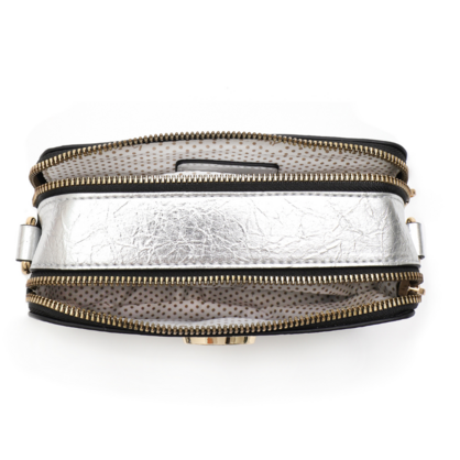 VERA MAY BARNABY SILVER VEGAN FASHION HANDBAG