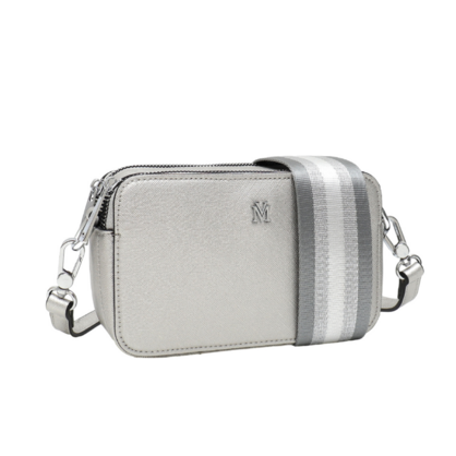 Vera May Barnett Vegan Fashion Silver Handbag