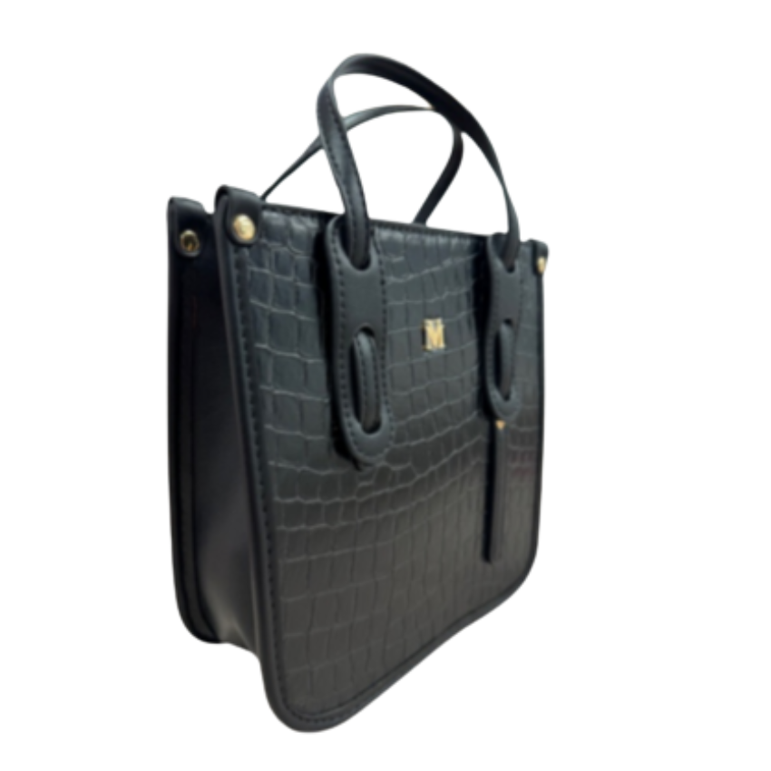 VERA MAY BRIGGS BLACK VEGAN FASHION HANDBAG