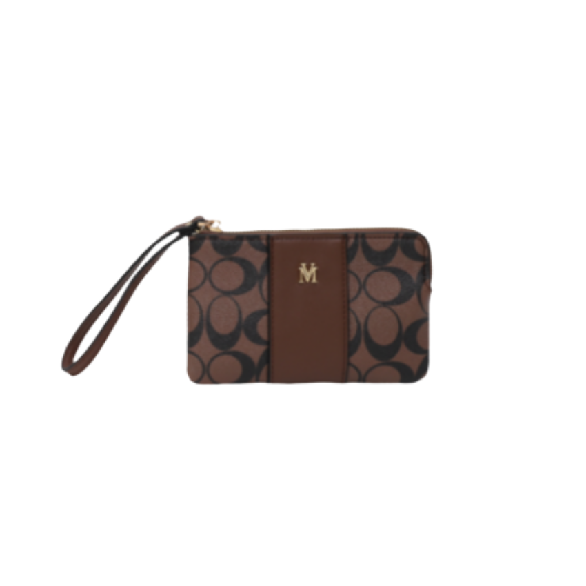 VERA MAY CARTER COFFEE VEGAN LEATHER HANDBAG