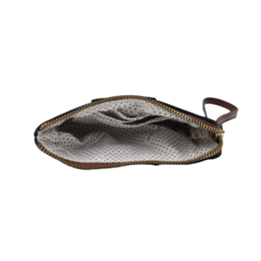 VERA MAY CARTER COFFEE VEGAN LEATHER HANDBAG