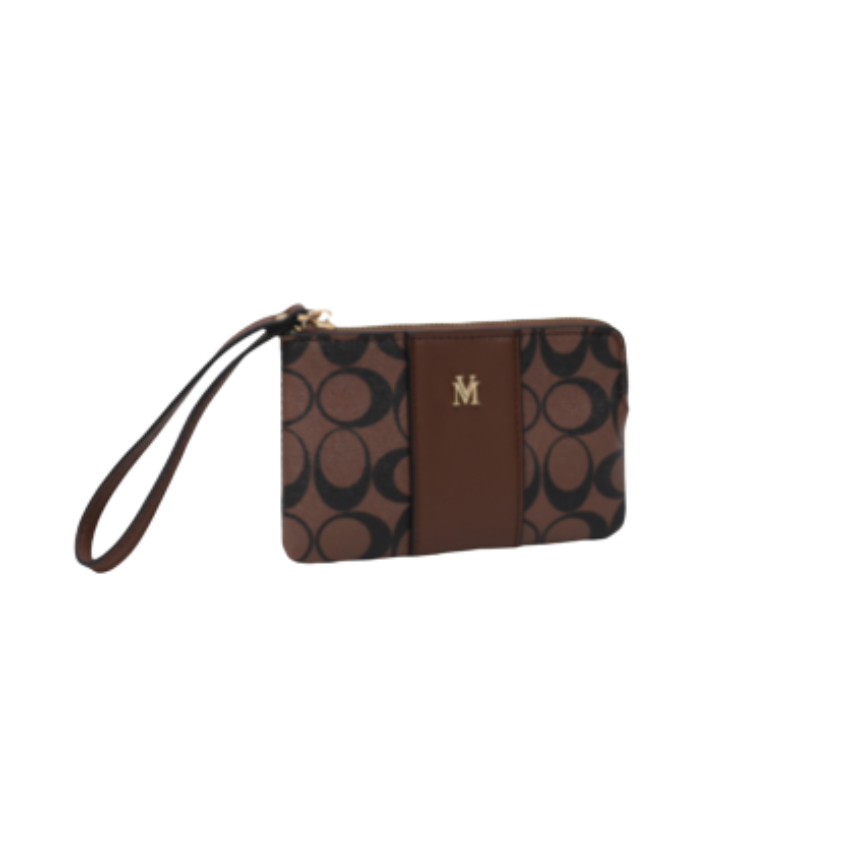 VERA MAY CARTER COFFEE VEGAN LEATHER HANDBAG