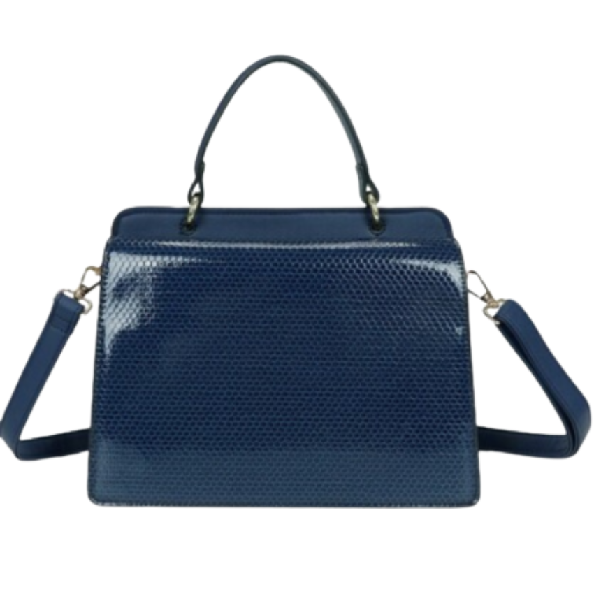 VERA MAY CATE NAVY VEGAN FASHION HANDBAG
