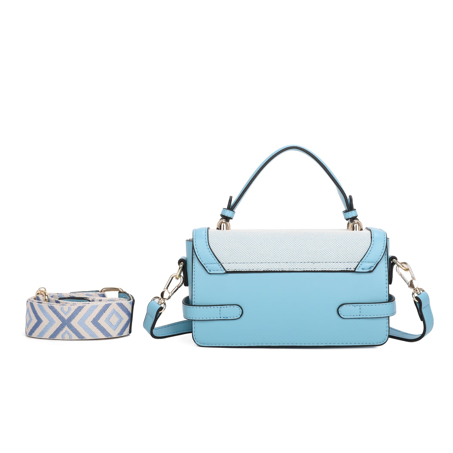 VERA MAY CLARA BLUE VEGAN FASHION HANDBAG
