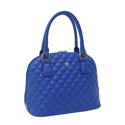 VERA MAY COCO BLUE VEGAN LEATHER HANDBAG