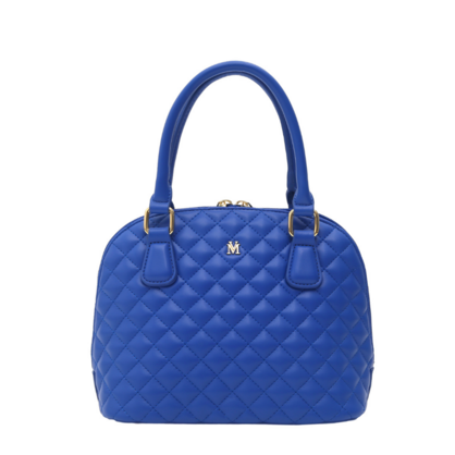 VERA MAY COCO BLUE VEGAN LEATHER HANDBAG