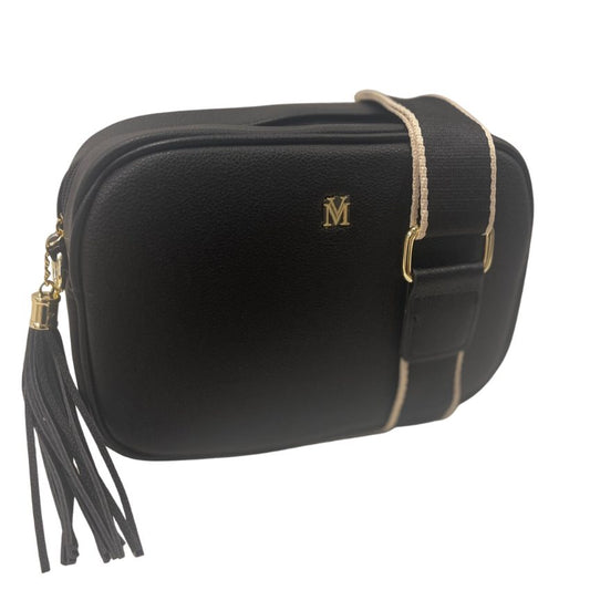 Donna Vera May Vegan Black Crossbody Handbag