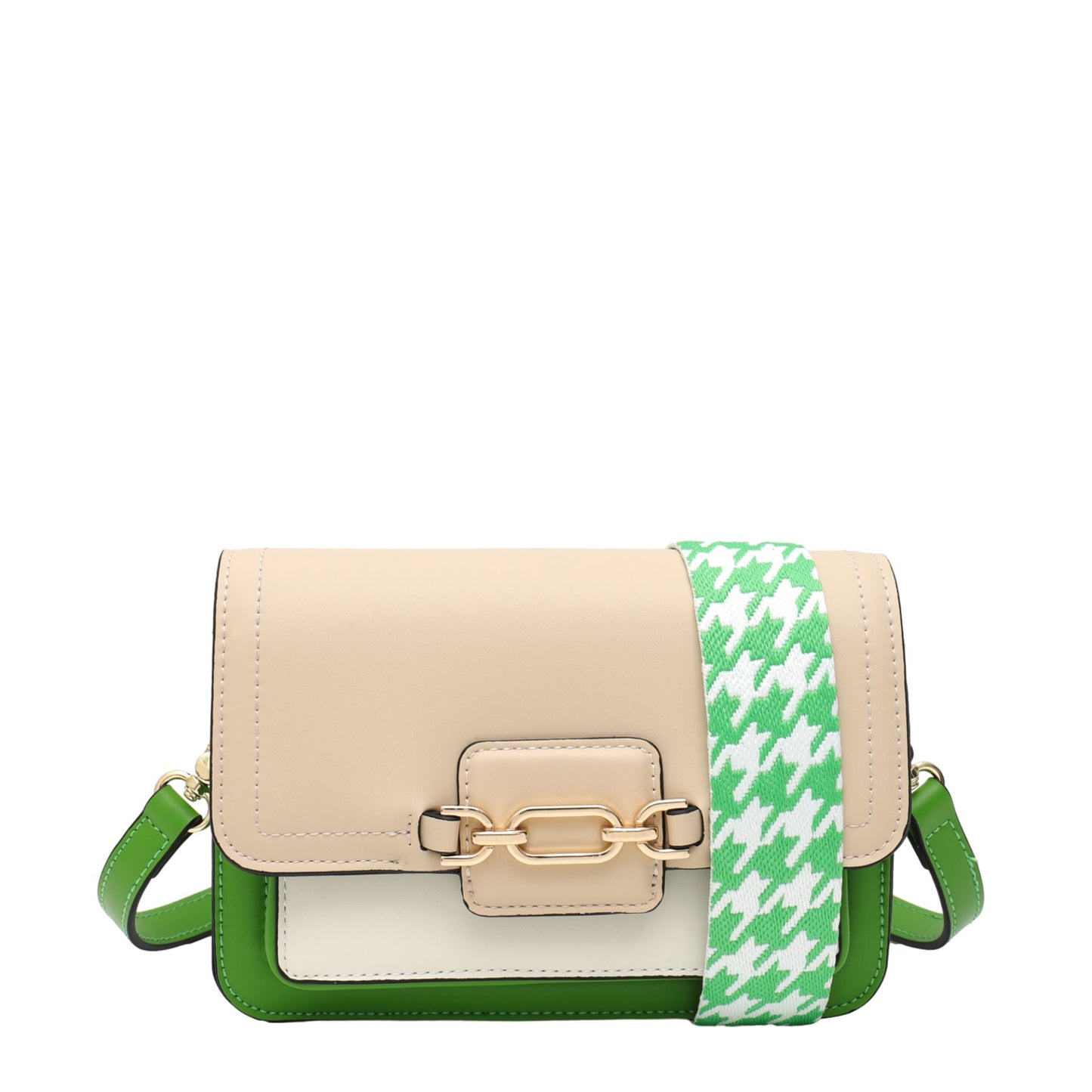 ELIO VERA MAY VEGAN GREEN HANDBAG