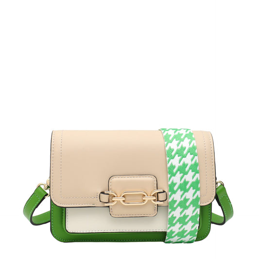 ELIO VERA MAY VEGAN GREEN HANDBAG