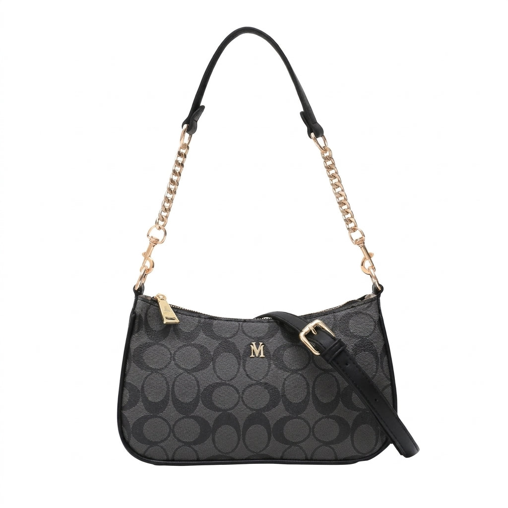 EVA Black - Vegan Leather Handbag