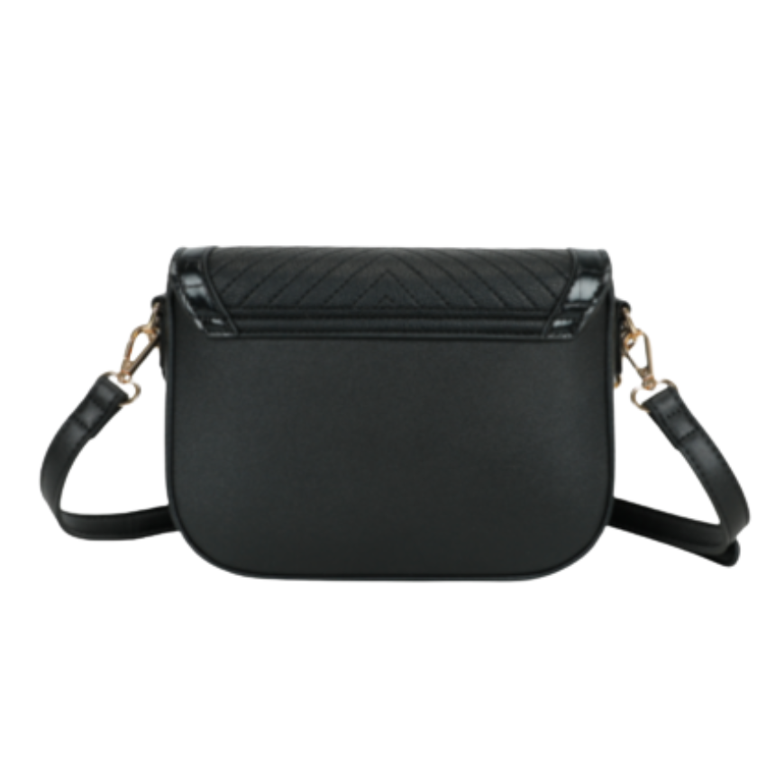 VERA MAY FRANKIE BLACK VEGAN FASHION HANDBAG