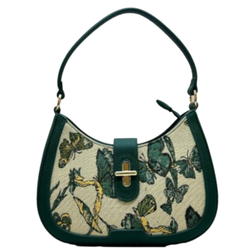 VERA MAY FREYA GREEN VEGAN FASHION HANDBAG