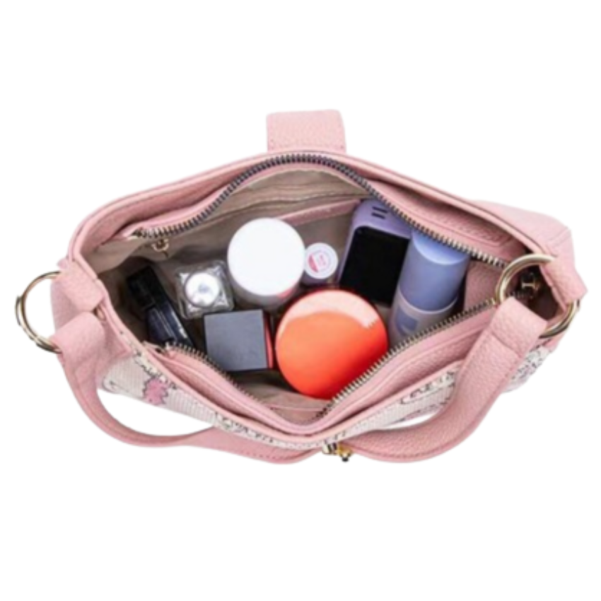 VERA MAY FREYA PINK VEGAN FASHION HANDBAG