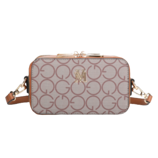 VERA MAY GLORIA BROWN VEGAN LEATHER HANDBAG