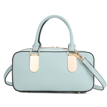 VERA MAY JADE BLUE VEGAN FASHION HANDBAG