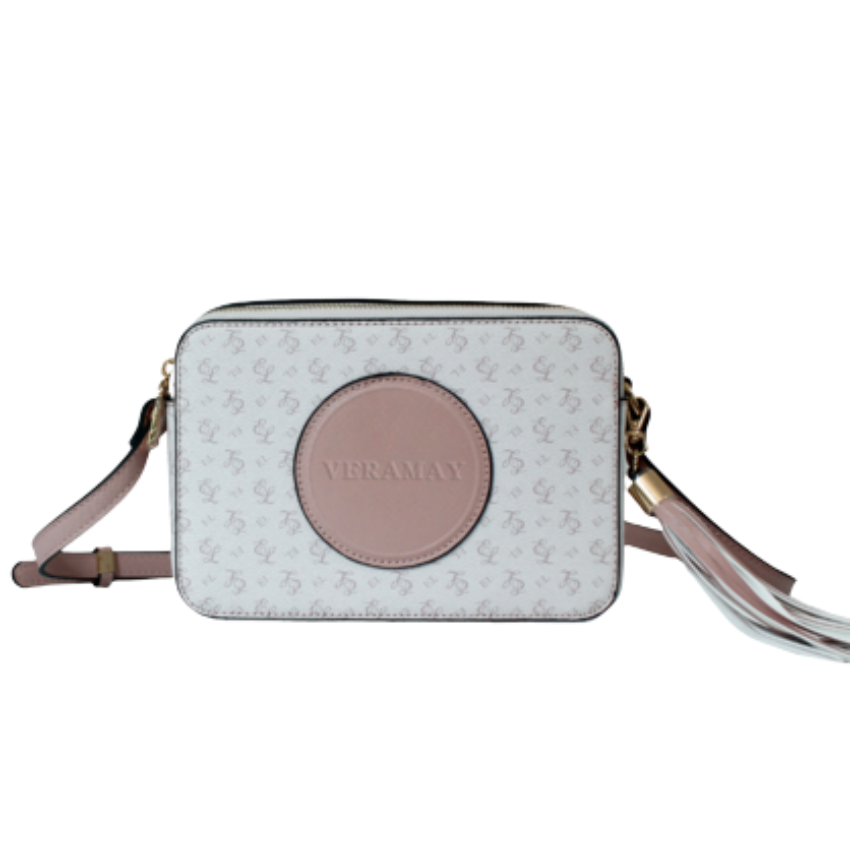 VERA MAY KINDLE PINK VEGAN LEATHER HANDBAG