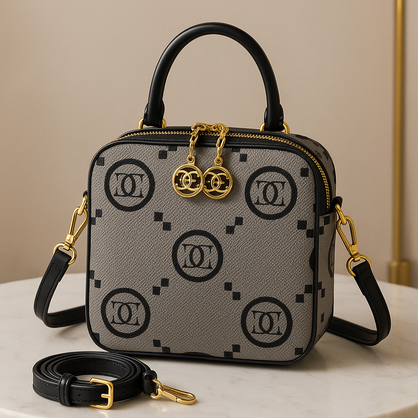 VERA MAY KNOX BLACK VEGAN FASHION HANDBAG