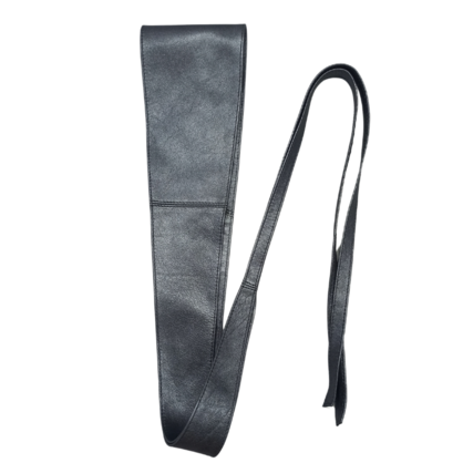 VERA MAY LB001 MET.GREY LEATHER BELT