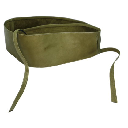 VERA MAY LB001 SAGE LEATHER BELT