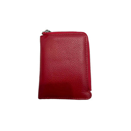 LORI GENUINE LEATHER RED WALLET