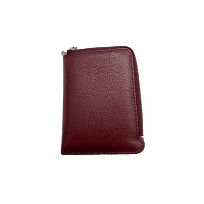 LORI GENUINE LEATHER WINE RED WALLET