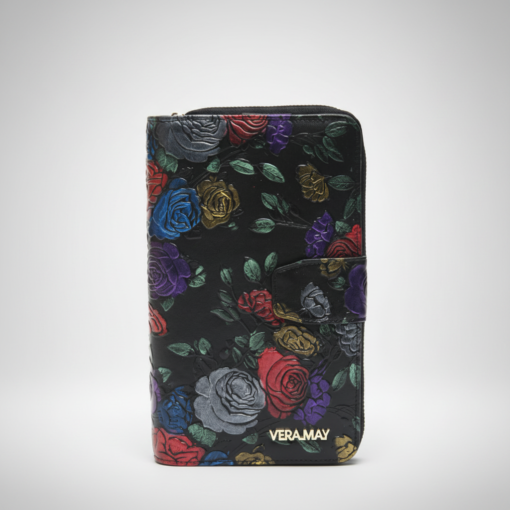 Vera May LW3B - ARI Genuine Leather Large Organiser Wallet