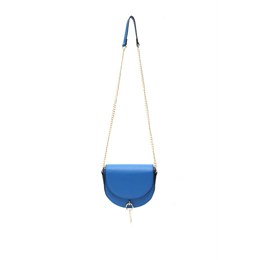 VERA MAY MERCER BLUE VEGAN LEATHER HANDBAG