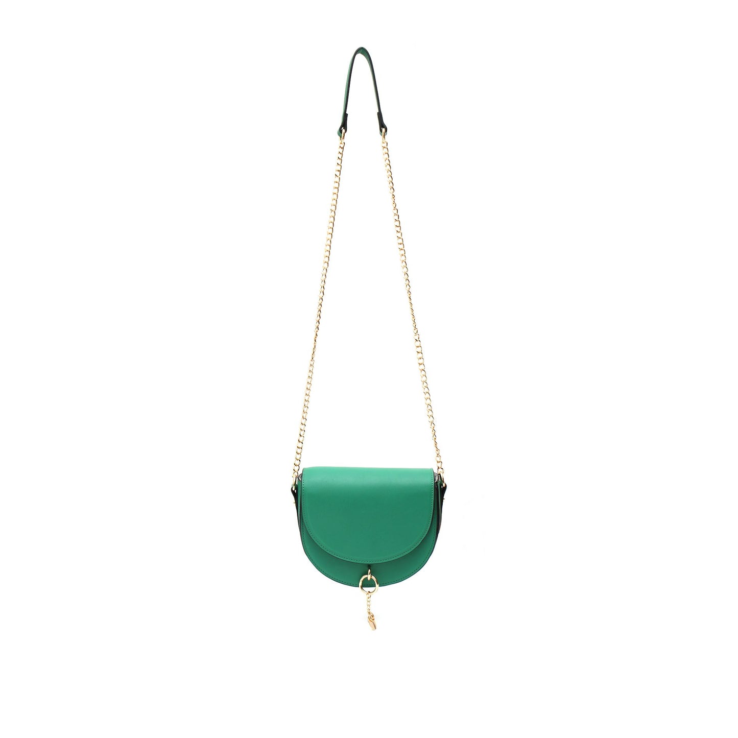 VERA MAY MERCER GREEN VEGAN LEATHER HANDBAG