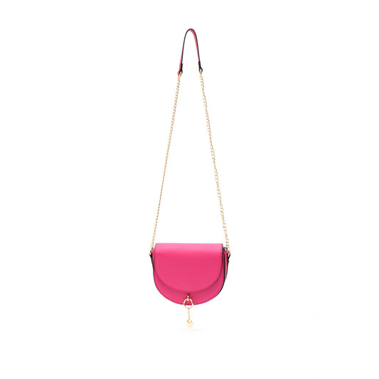 VERA MAY MERCER HOT PINK VEGAN LEATHER HANDBAG