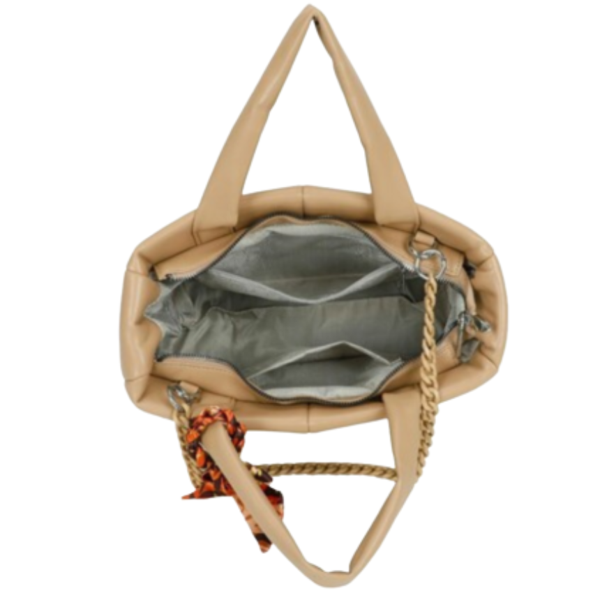 VERA MAY OXLEY KHAKI VEGAN FASHION HANDBAG