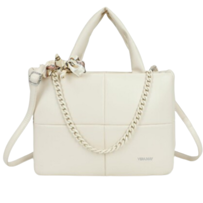 VERA MAY OXLEY LATTE VEGAN FASHION HANDBAG