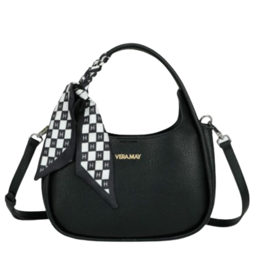 VERA MAY PASI BLACK VEGAN FASHION HANDBAG