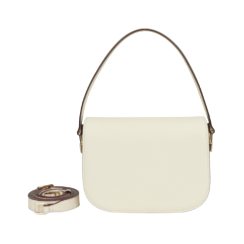 VERA MAY RAKA IVORY VEGAN FASHION HANDBAG