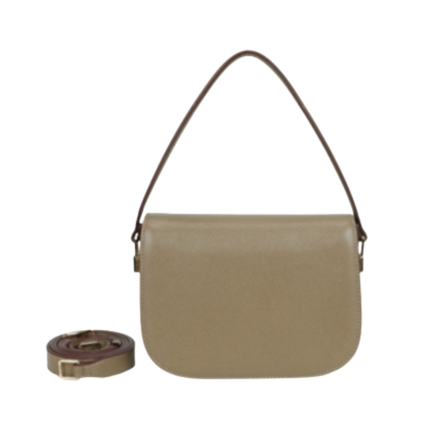 VERA MAY RAKA TAUPE VEGAN FASHION HANDBAG