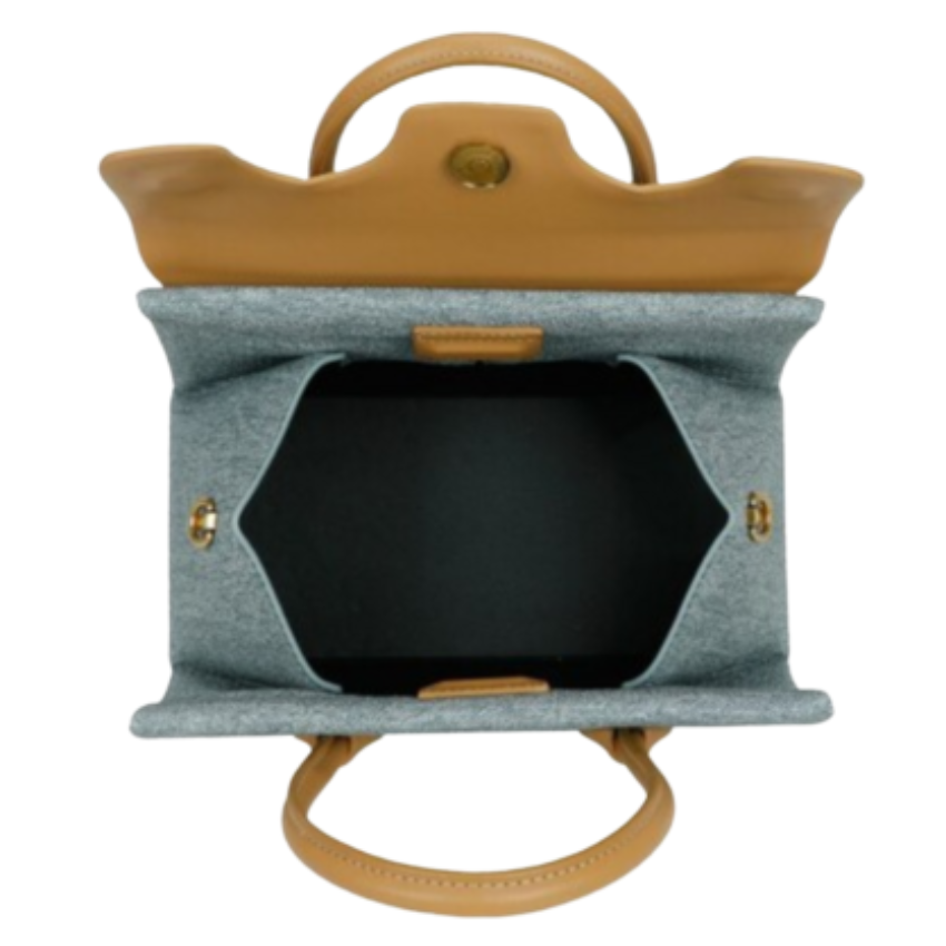 VERA MAY RILEY DENIM VEGAN FASHION HANDBAG