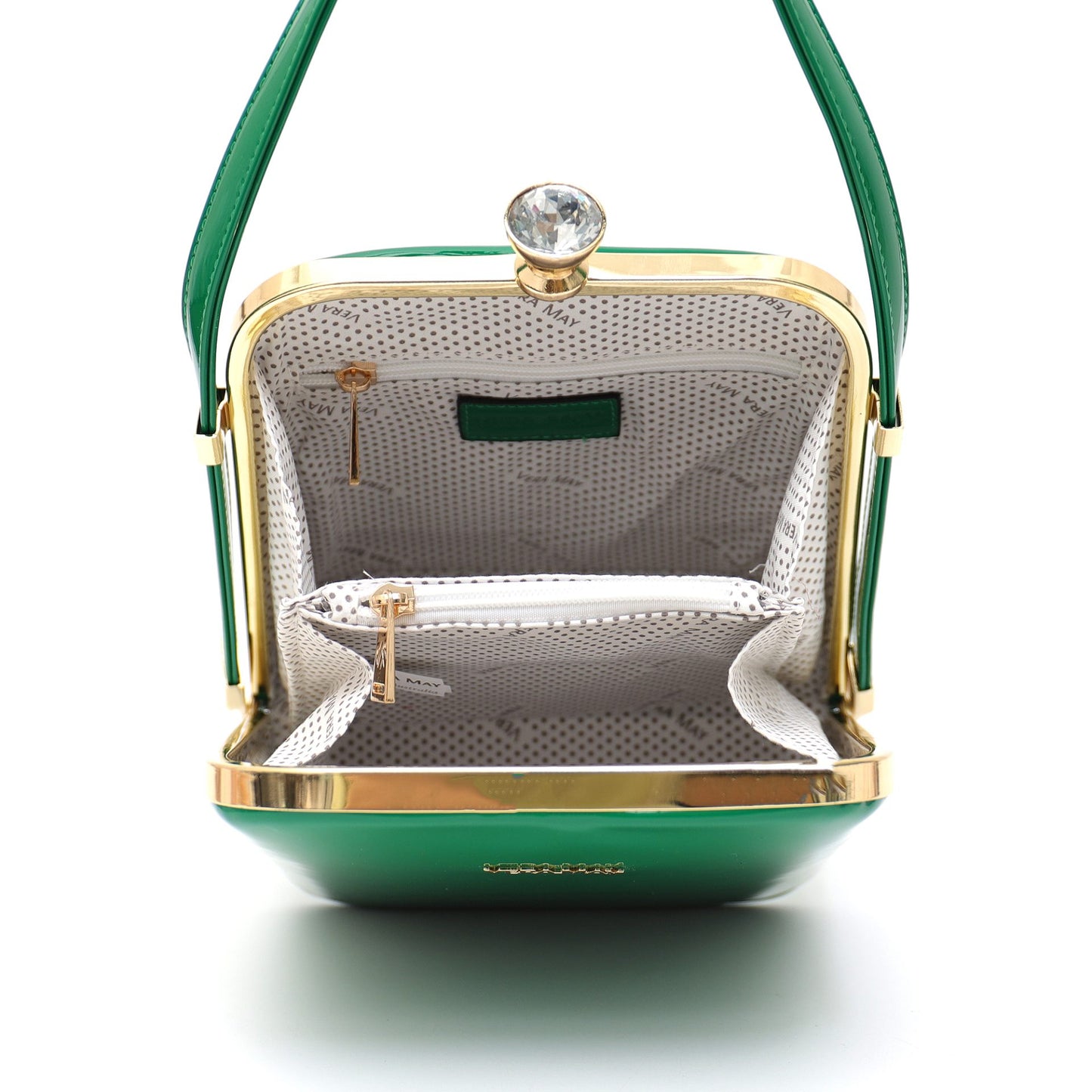 Sana Vera May Shiny Patent Vegan Gucci Handbag