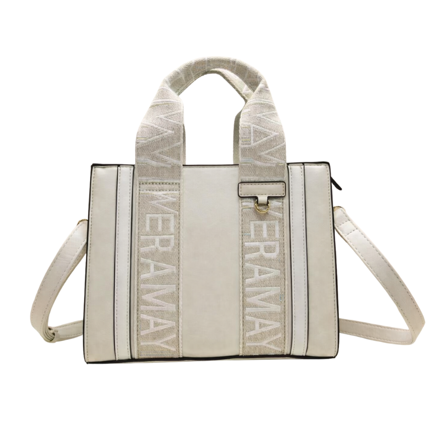 Vera May Shania Cream vegan handbag