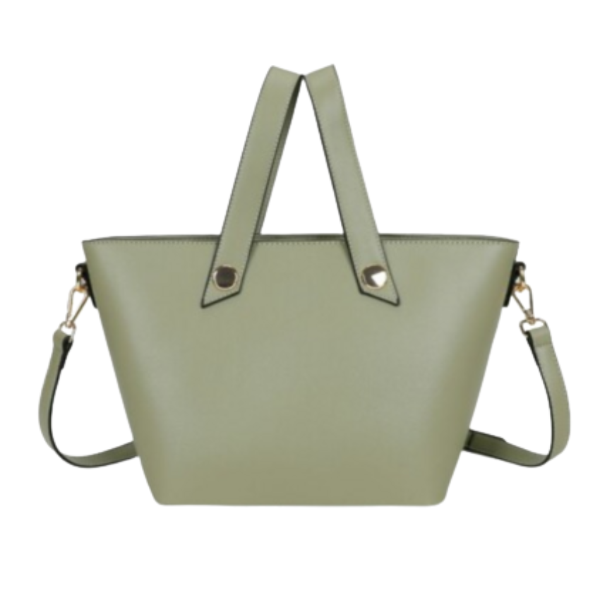 VERA MAY STASIA KHAKI VEGAN FASHION HANDBAG