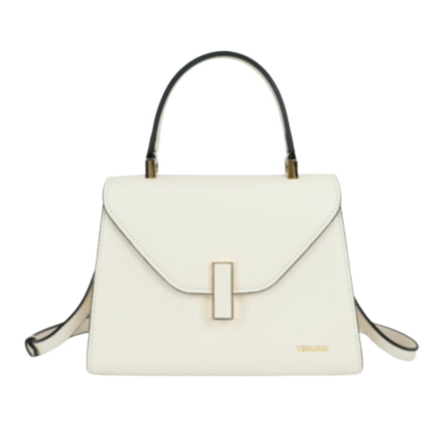 VERA MAY TIA IVORY VEGAN FASHION HANDBAG