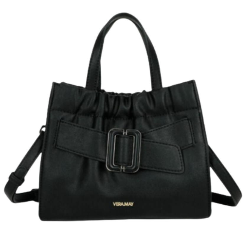 VERA MAY TOBIA BLACK VEGAN FASHION HANDBAG