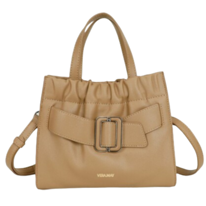 VERA MAY TOBIA TAN VEGAN FASHION HANDBAG