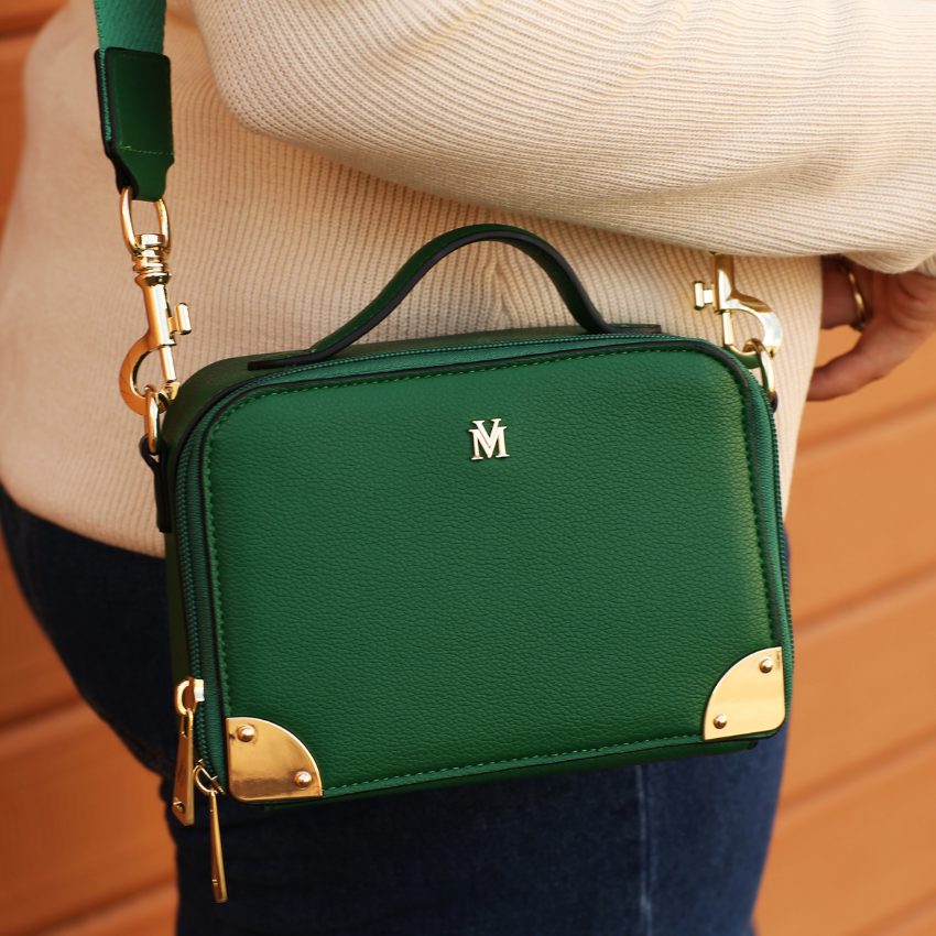 CARLEY VERA MAY VEGAN GREEN HANDBAG
