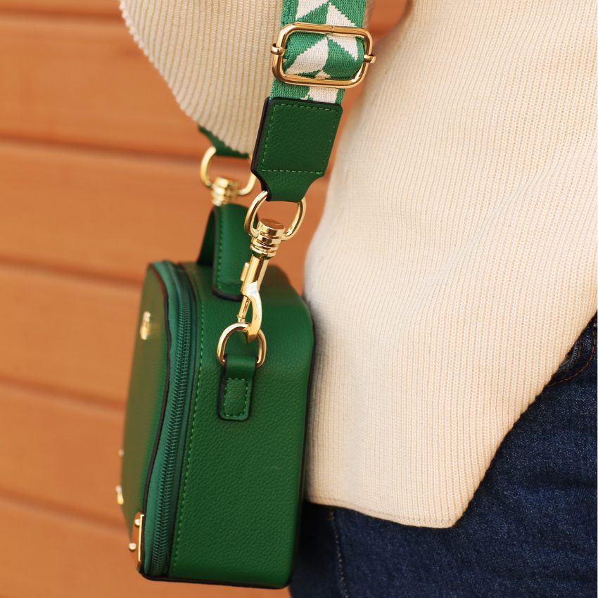 CARLEY VERA MAY VEGAN GREEN HANDBAG