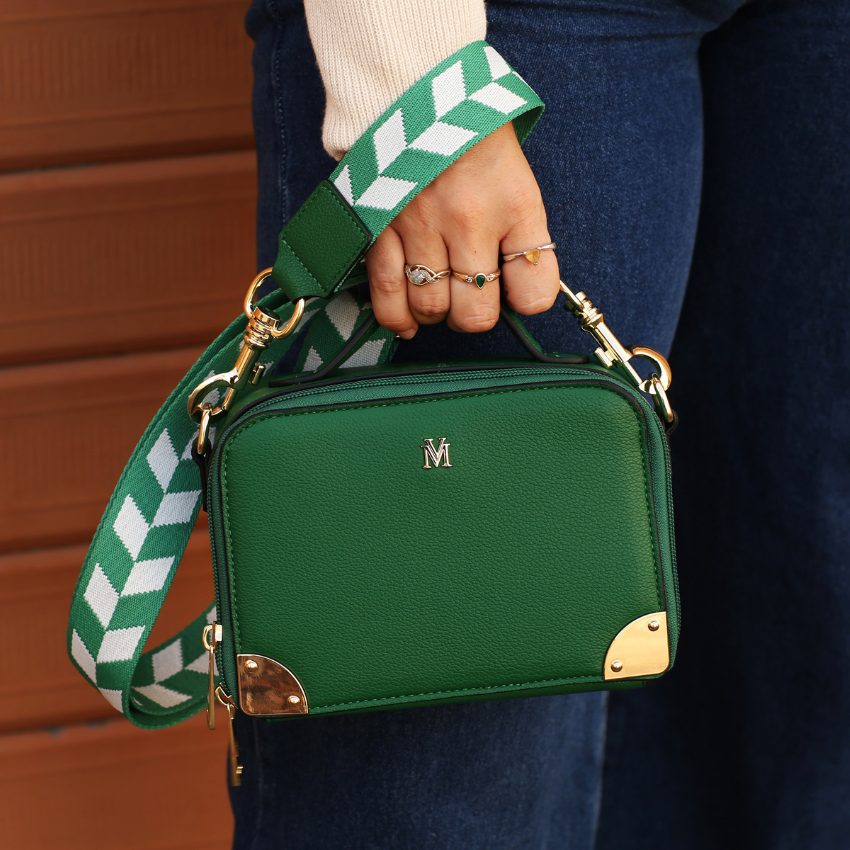 CARLEY VERA MAY VEGAN GREEN HANDBAG