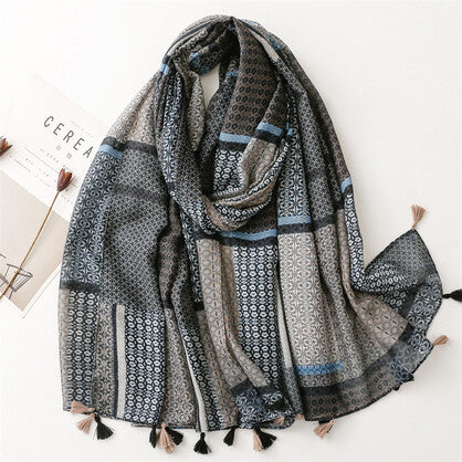 VMCC134 Vera May Cotton Scarf