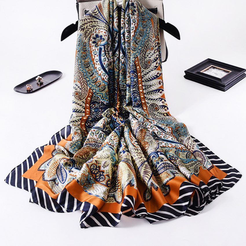 VMIS022 Imitation Silk Scarf