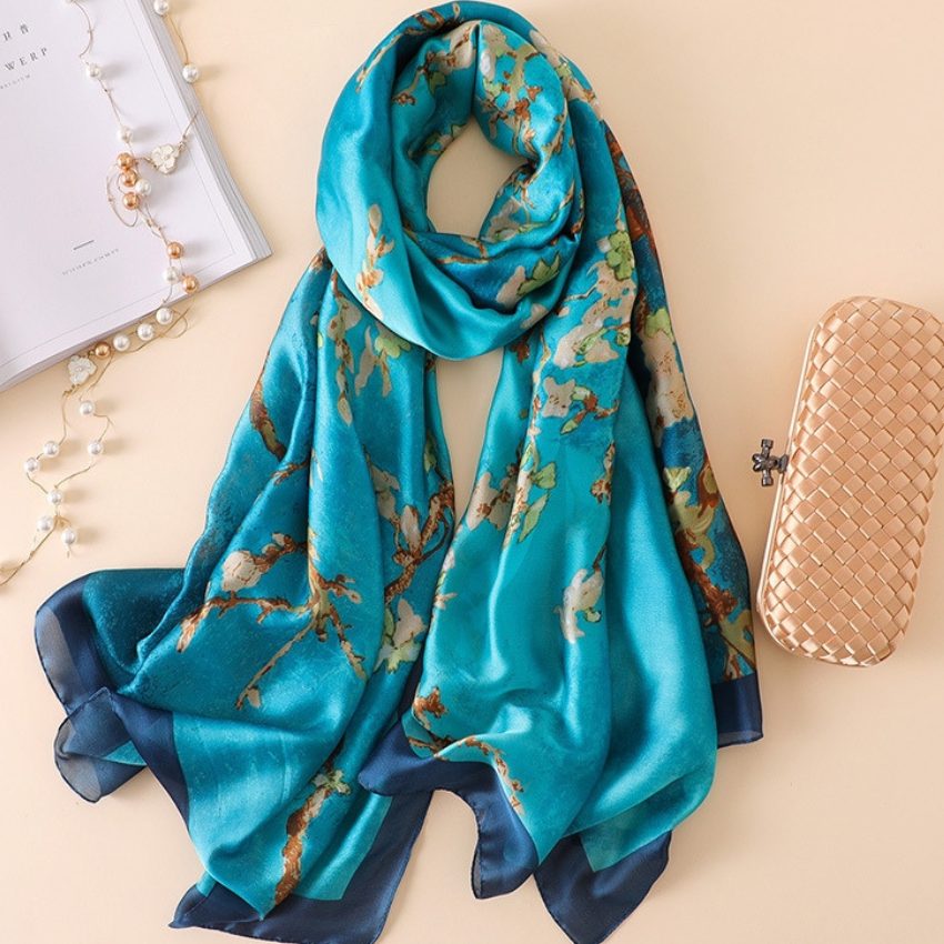 VMIS044 Imitation Silk Scarf