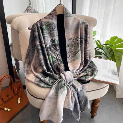 VMIS057 Imitation Silk Scarf