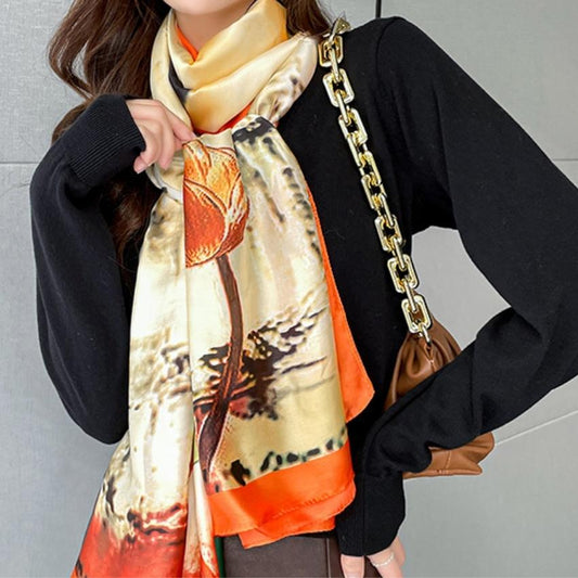 IMITATION SILK SCARF VERA MAY
